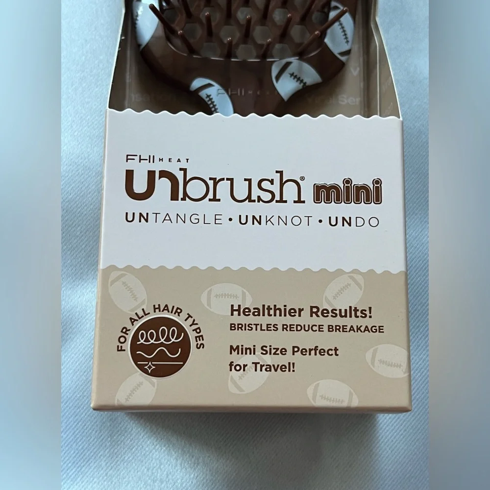 UNbrush Mini Football Hair Brush